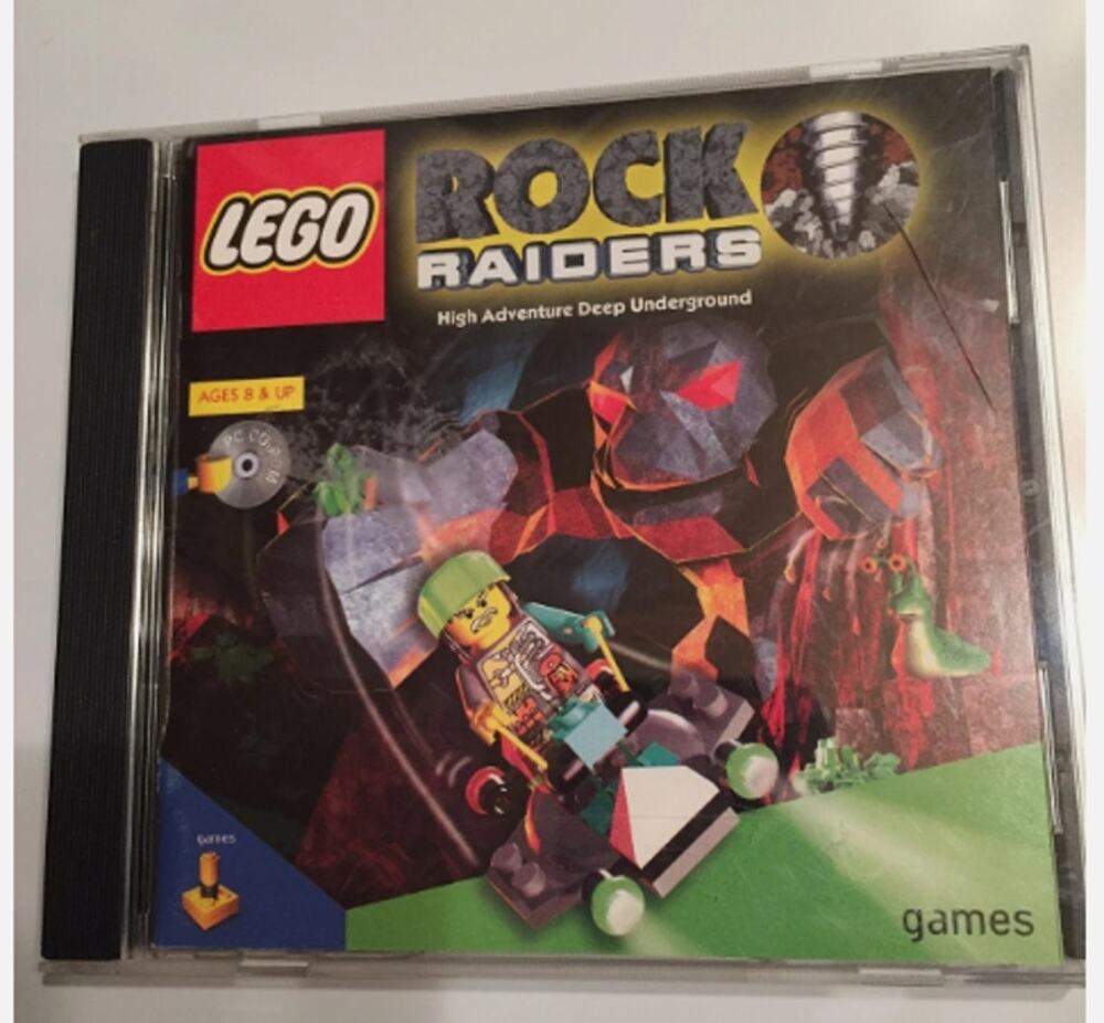Lego Rock Raiders PC CD control engineers monsters world building blocks game